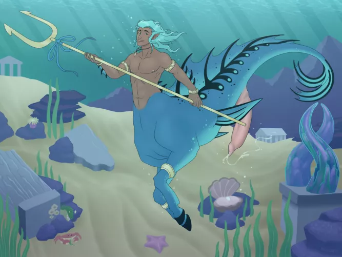 Paphos the Ichthyocentaur (Maddworld) [OC]