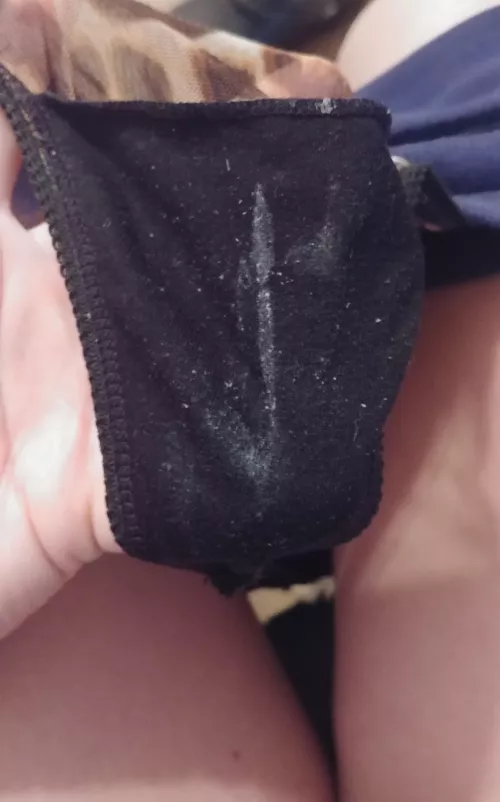 [selling] 2 days of wear in this leopard print thong $30 including US shipping :)