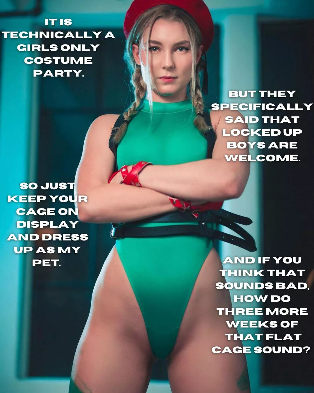 She‘ll get really mad if you don’t come along!