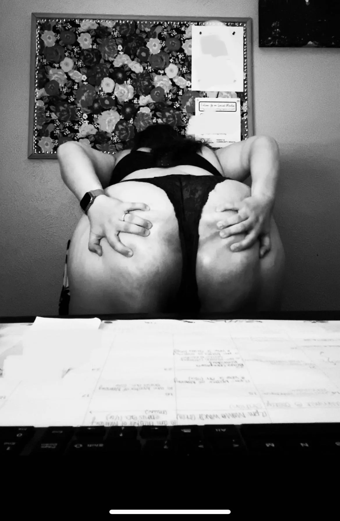 Slutty office pics day 2 dying for my boss to walk in on me and shove himself inside