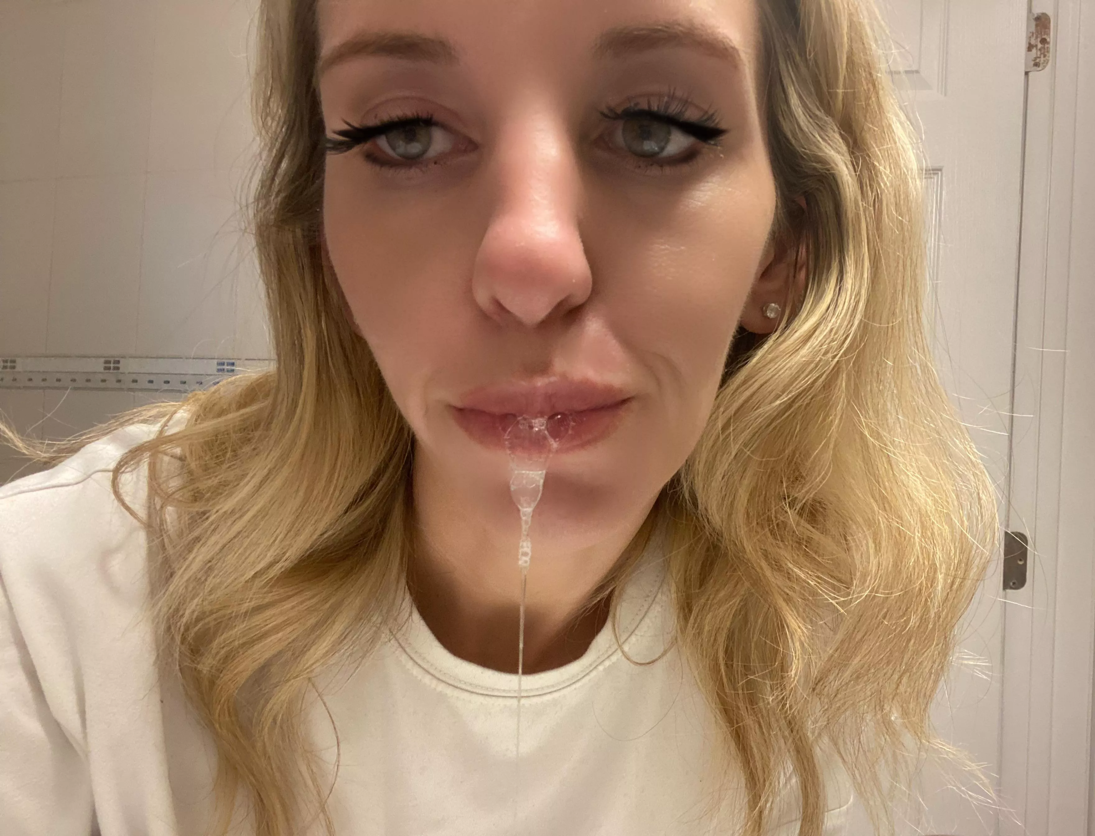 Spitting all over your cock sounds like fun [oc]