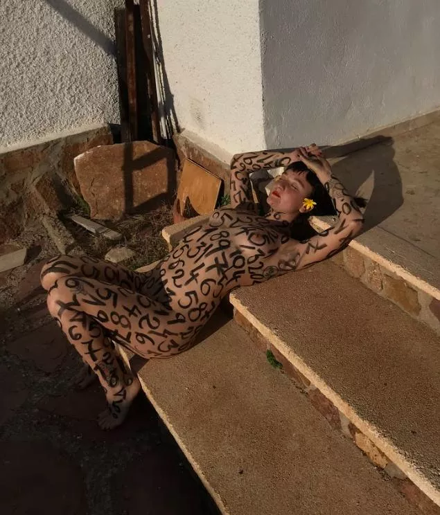 Stripping on the stairs