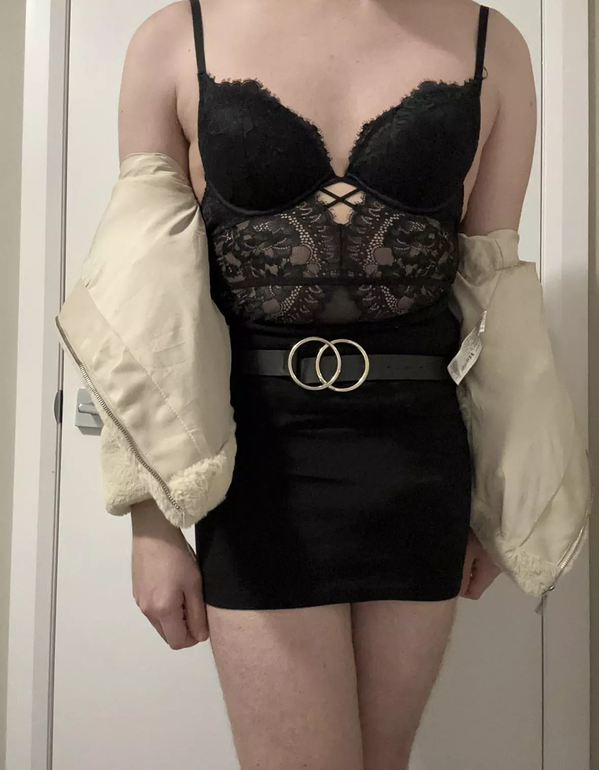 Tell me how much of a slut I am dressing in my sisters clothes