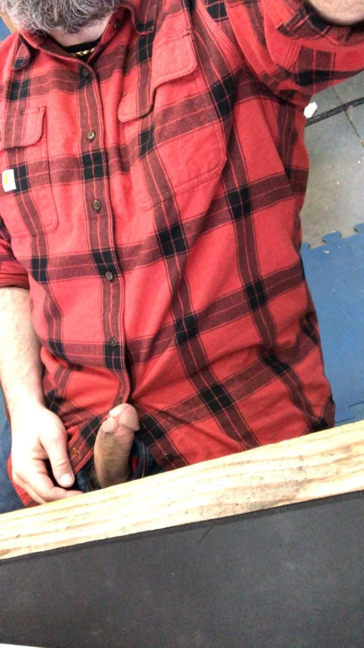 This dad does NOT want to be working today!