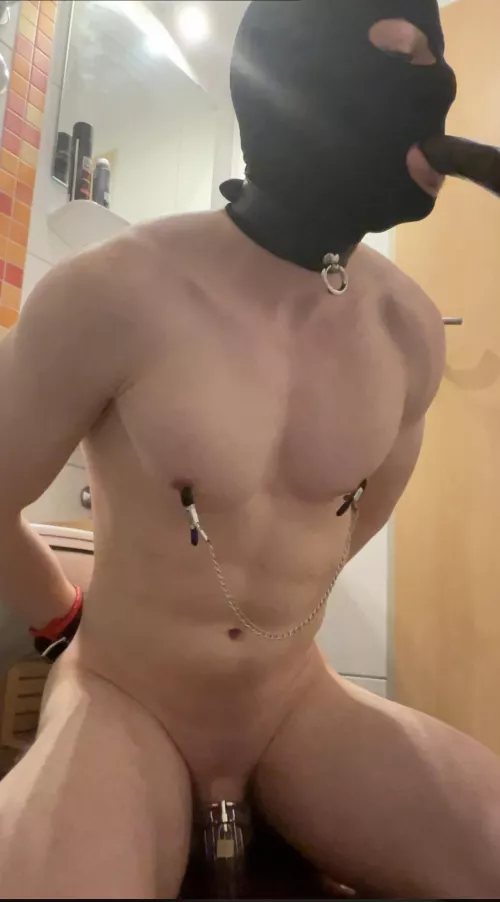 Training hard for mommys cock