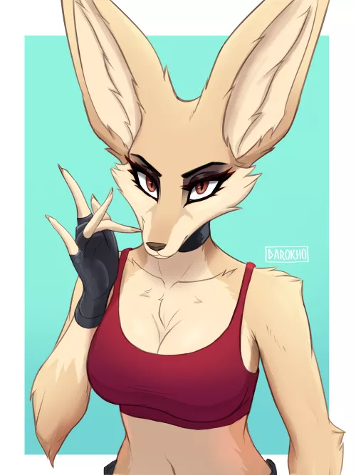 Tried to apply smoky eyes on my fennec, (feedback is welcome)