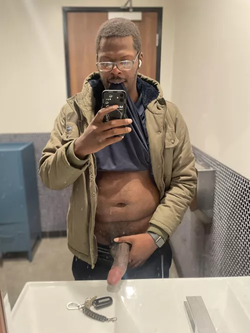 Trying to meet in the work bathroom?