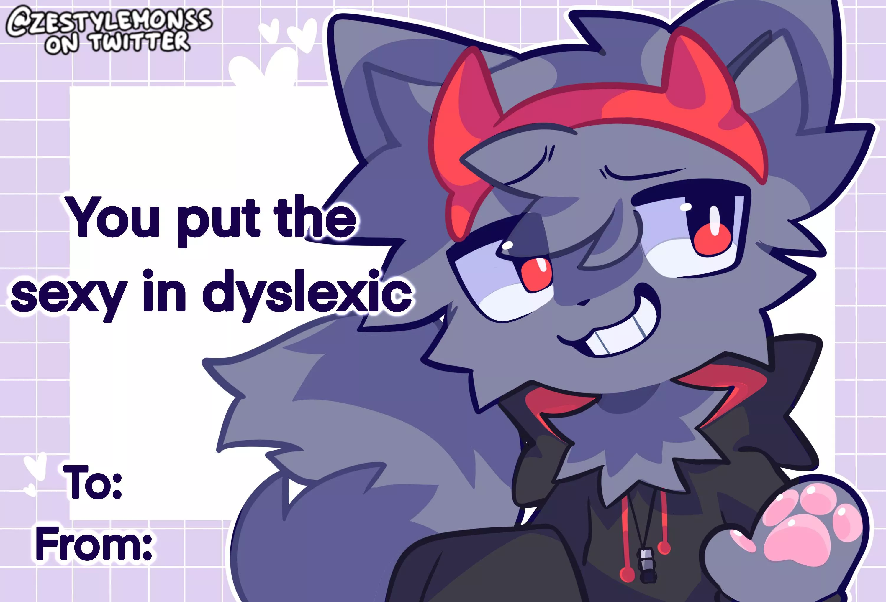 valentine’s day card for that special someone [ art - me @zestylemonss on twitter ]