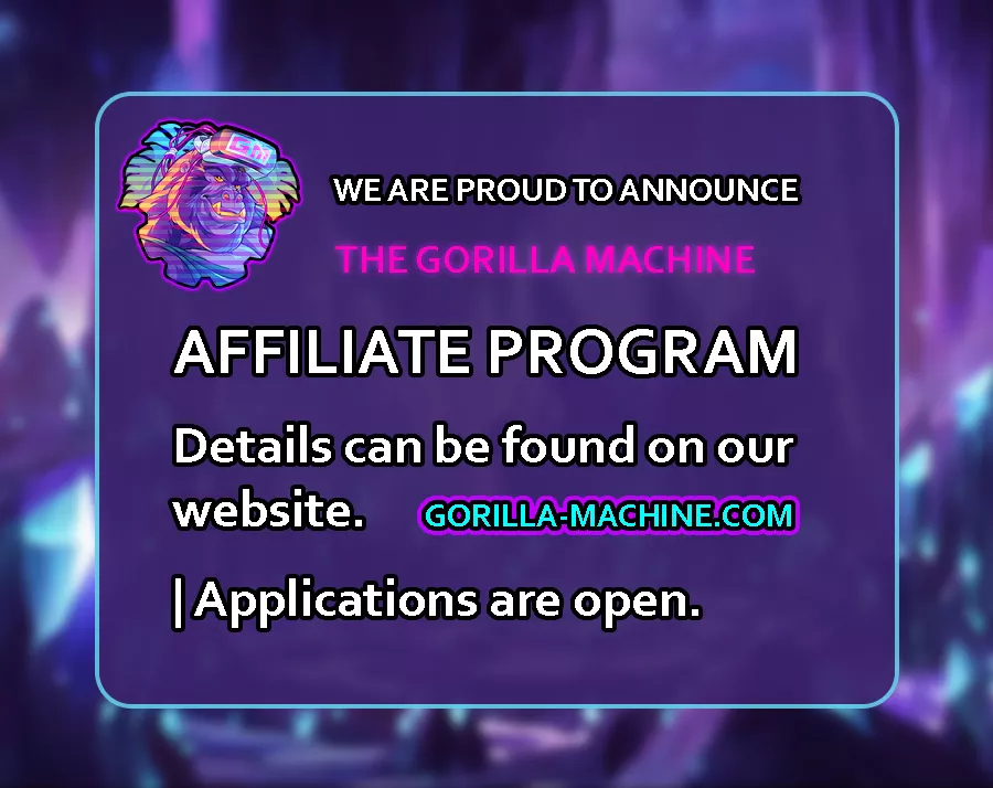 Want FREE TOYS? Our Official Affiliate Program is now open! gorilla-machine.com
