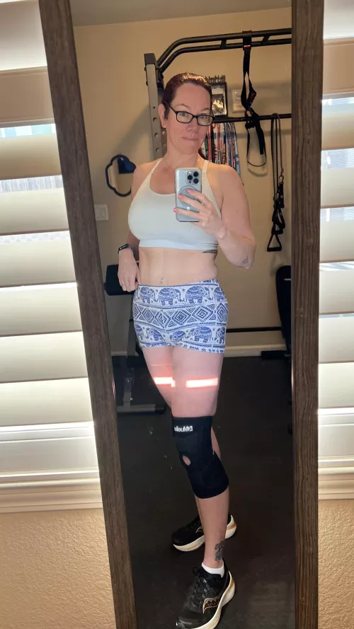 Warming up the body this morning.