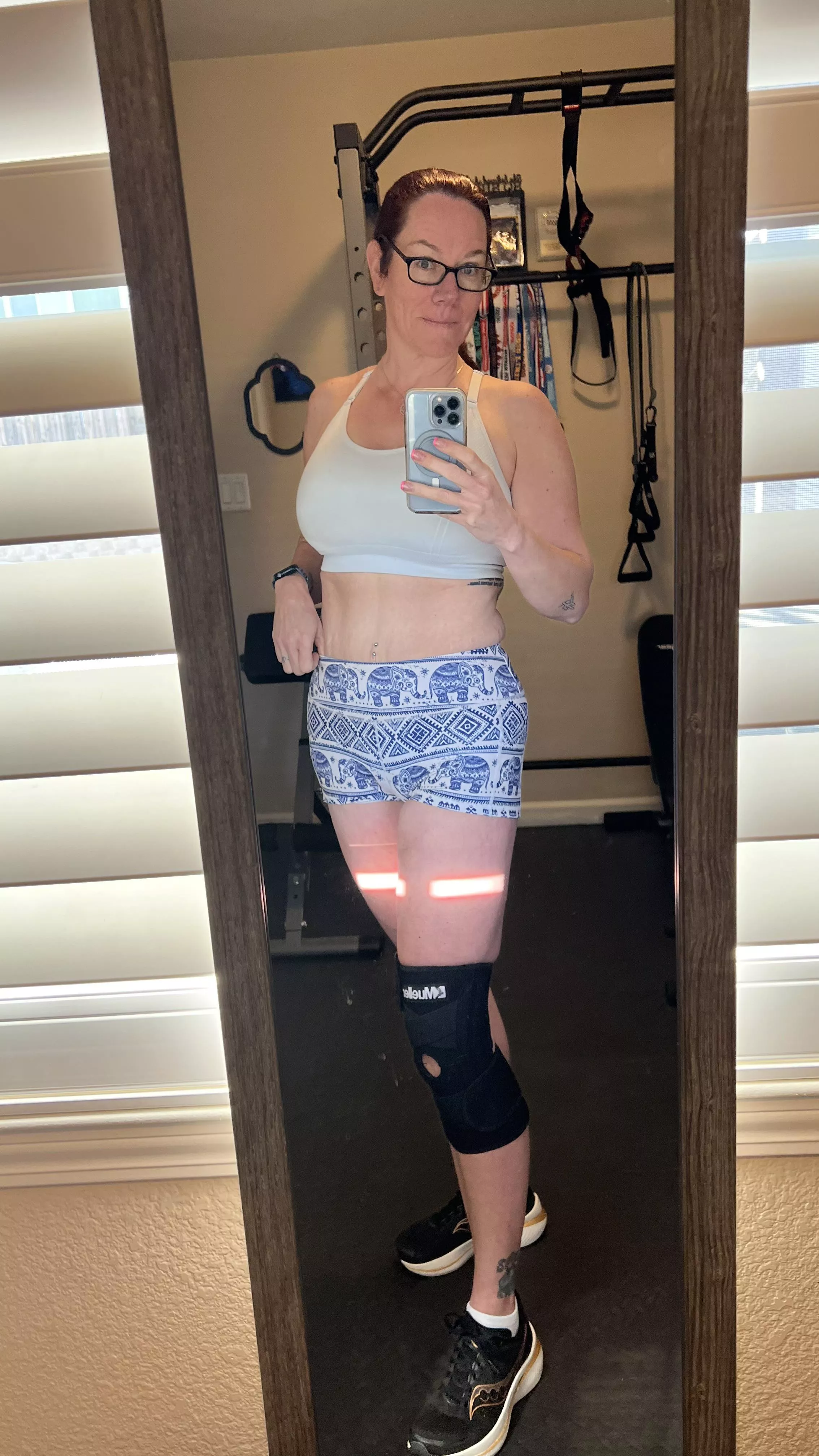 Warming up the body this morning.