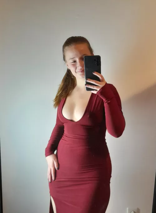 Wearing a bra with this would ruin this nice dress