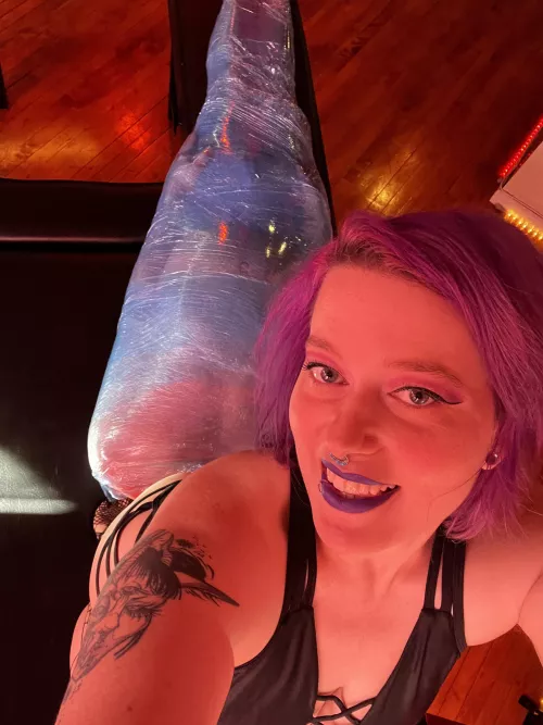 Wrapped up and helpless to the power of my ass