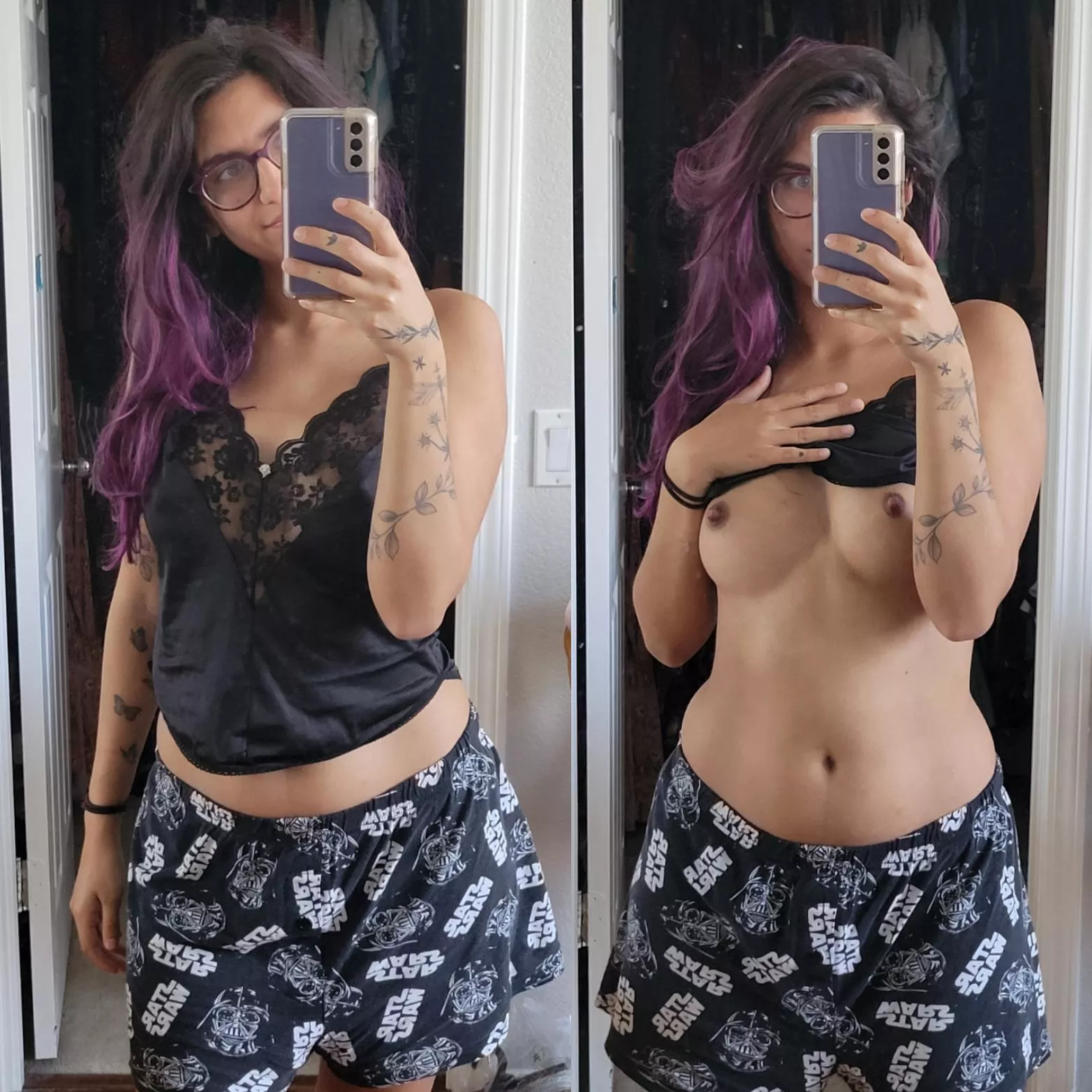 you can take off the rest of my pajamas if you want...