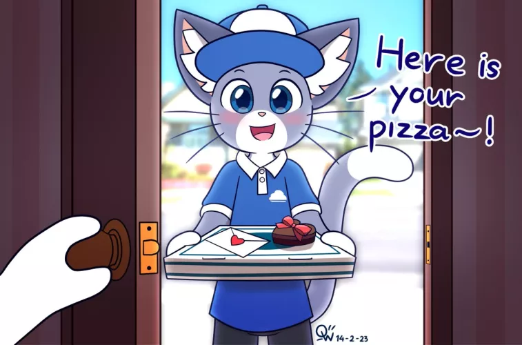Your pizza order has arrived! (at 8am) (you didn't order any pizza at all)