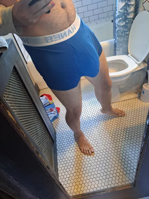 About to burst these boxers