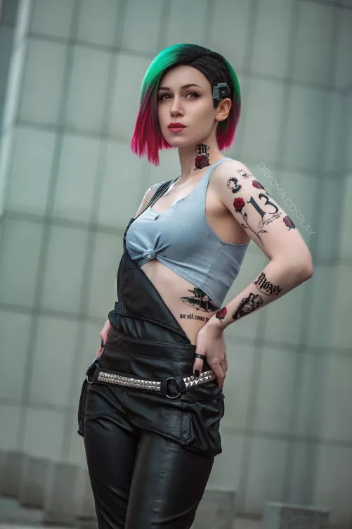 Cyberpunk 2077Judy Alvarez cosplay by me (Dryoma), photo by masala_tree