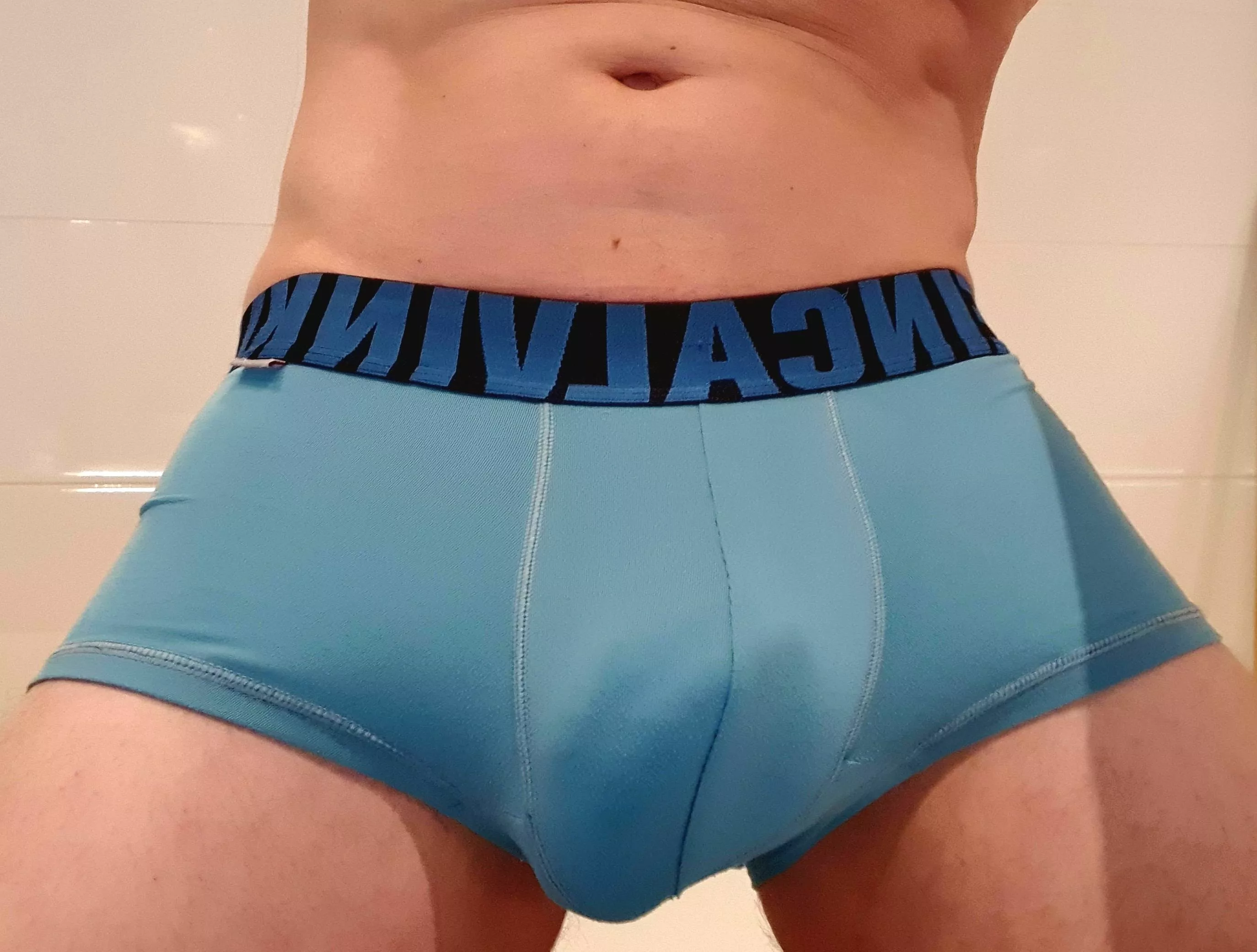 Doing some stretching in the morning