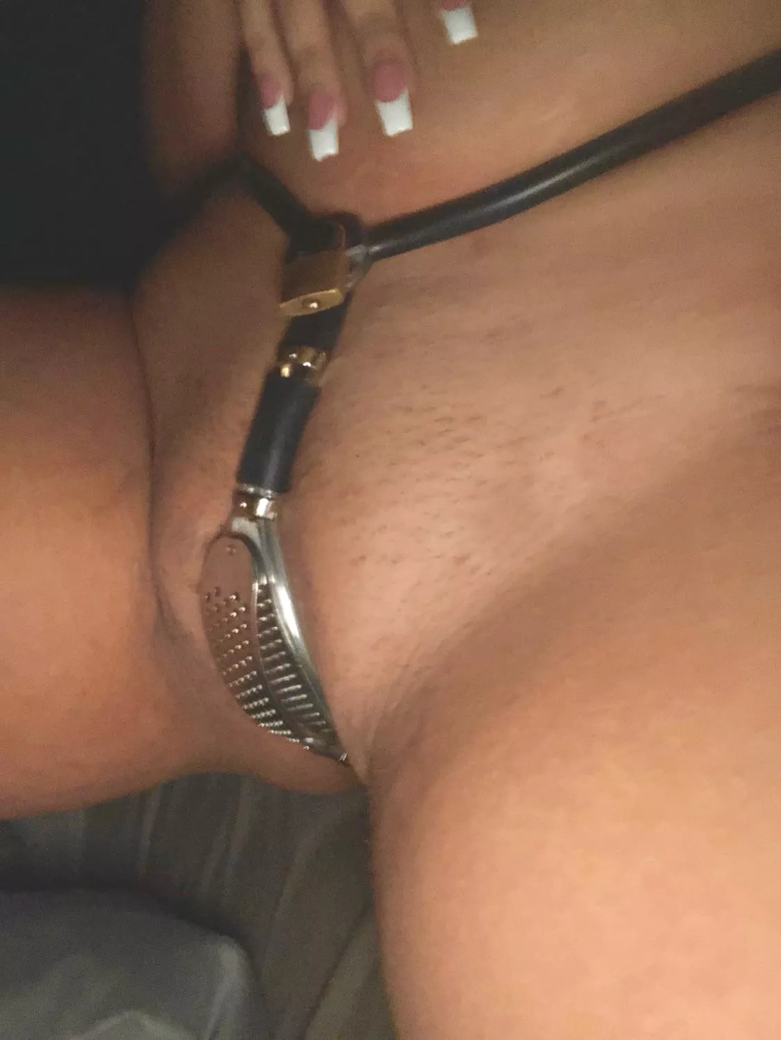 Feels so good to lock up and deny myself☺️🔐