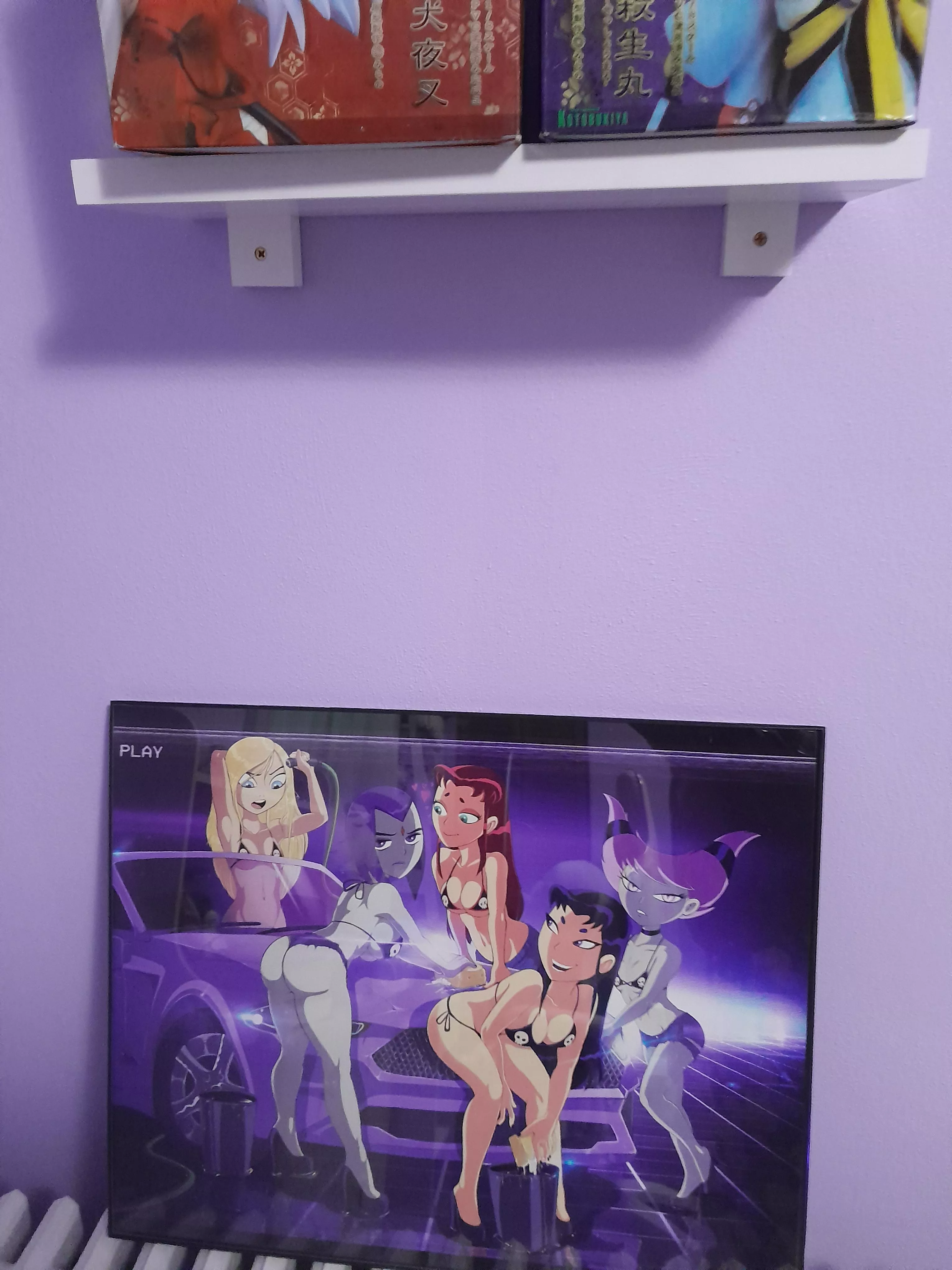 Finally hanging this up in my bedroom, after having it tucked away in a tube for years.