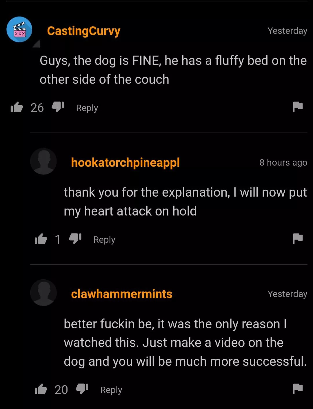 Gotta make sure the doggo is okay