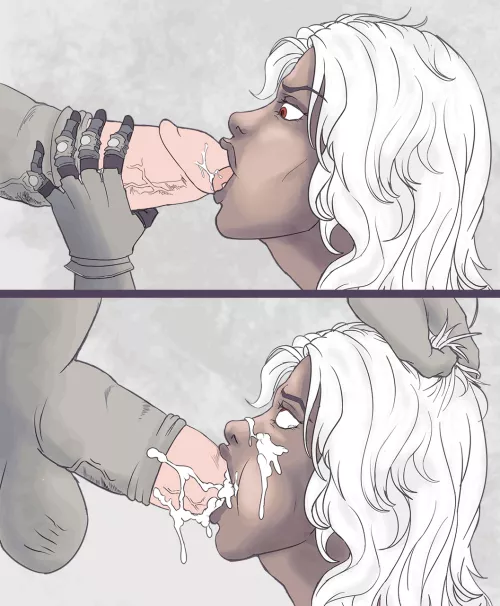 Hagata minotaur blowjob (Rammionn)