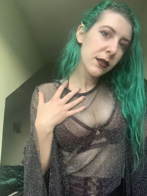 Hands and some cleavage