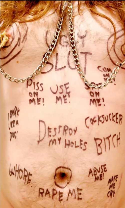 I'm a stupid subslut, with no class! Make fun of my dicklet, and fuck me in my ass :)