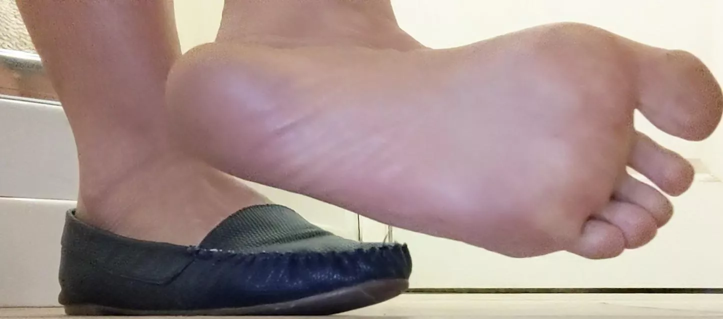 in or out of my shoes?