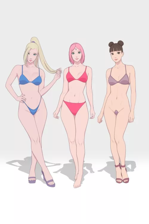 ino, sakura, tenten