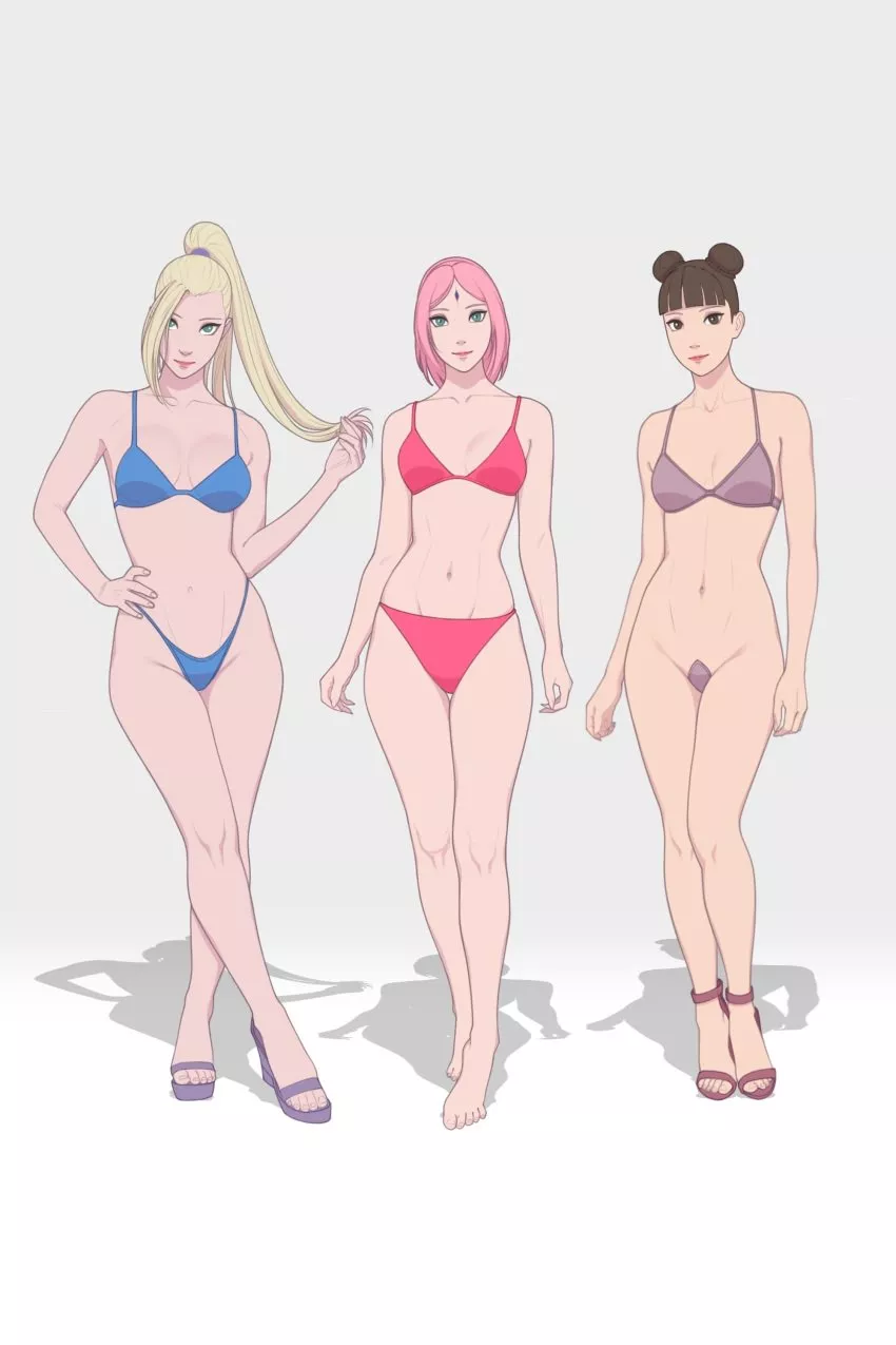 ino, sakura, tenten