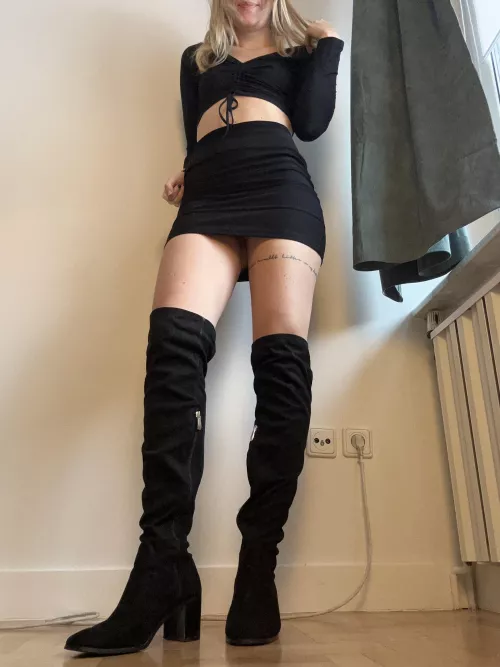 Long legs and short skirts