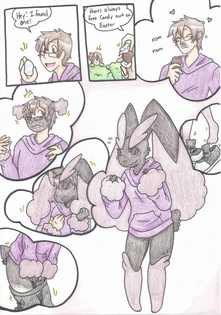 Lopunny Tf - RaiinbowRaven (M human -> F Lopunny)