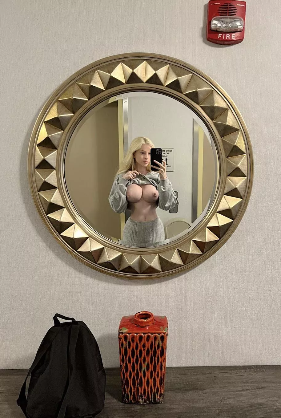 Mandatory selfie before I go out