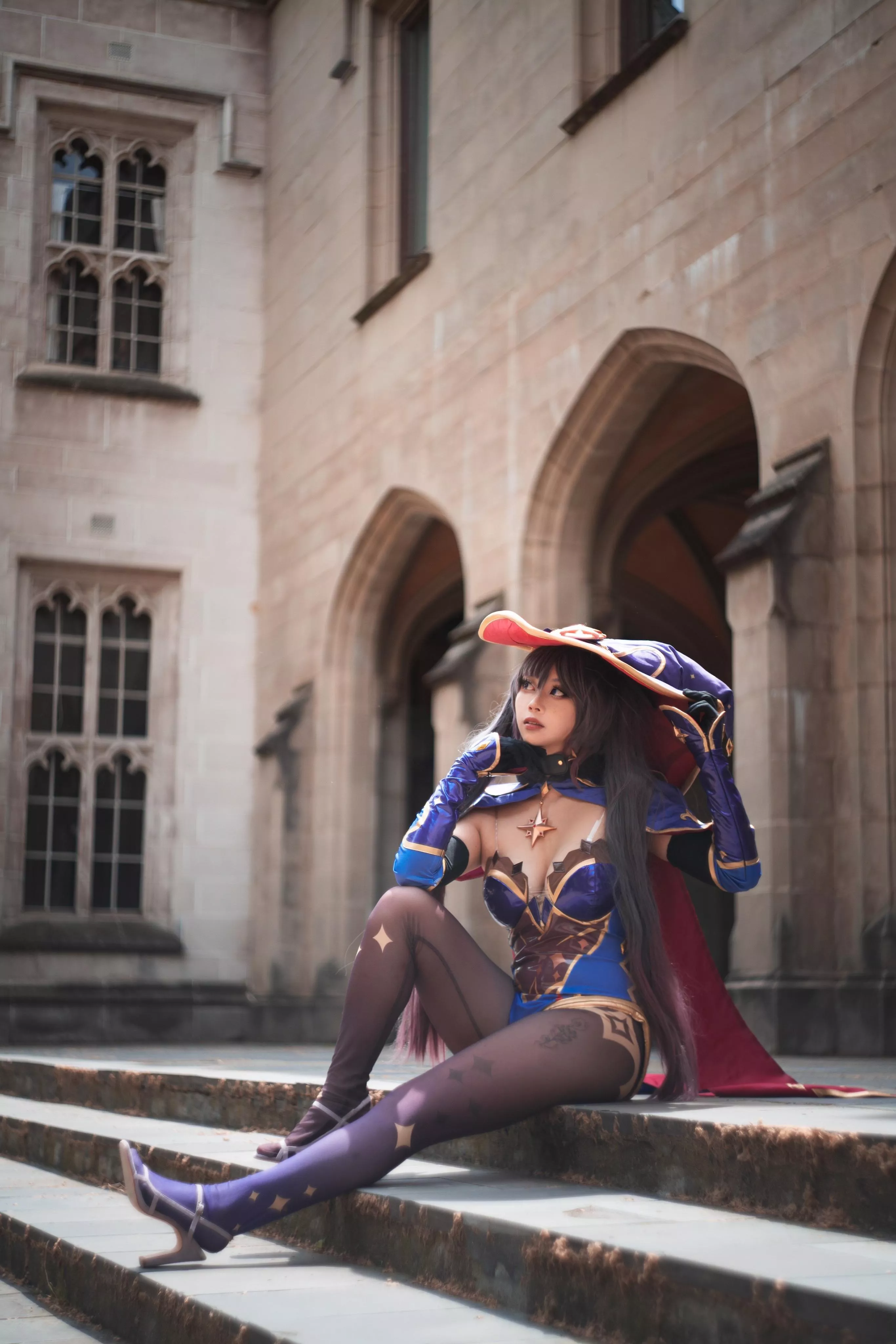 mona megistus from genshin impact by sagocos