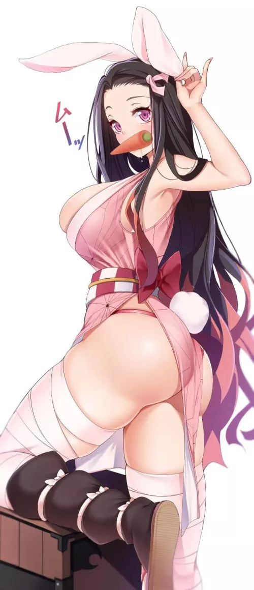 Nezuko from Demon Slayer Looking Like a Snack