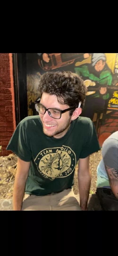 Old candid photo. I don’t wear glasses anymore but they were the vibe for awhile.