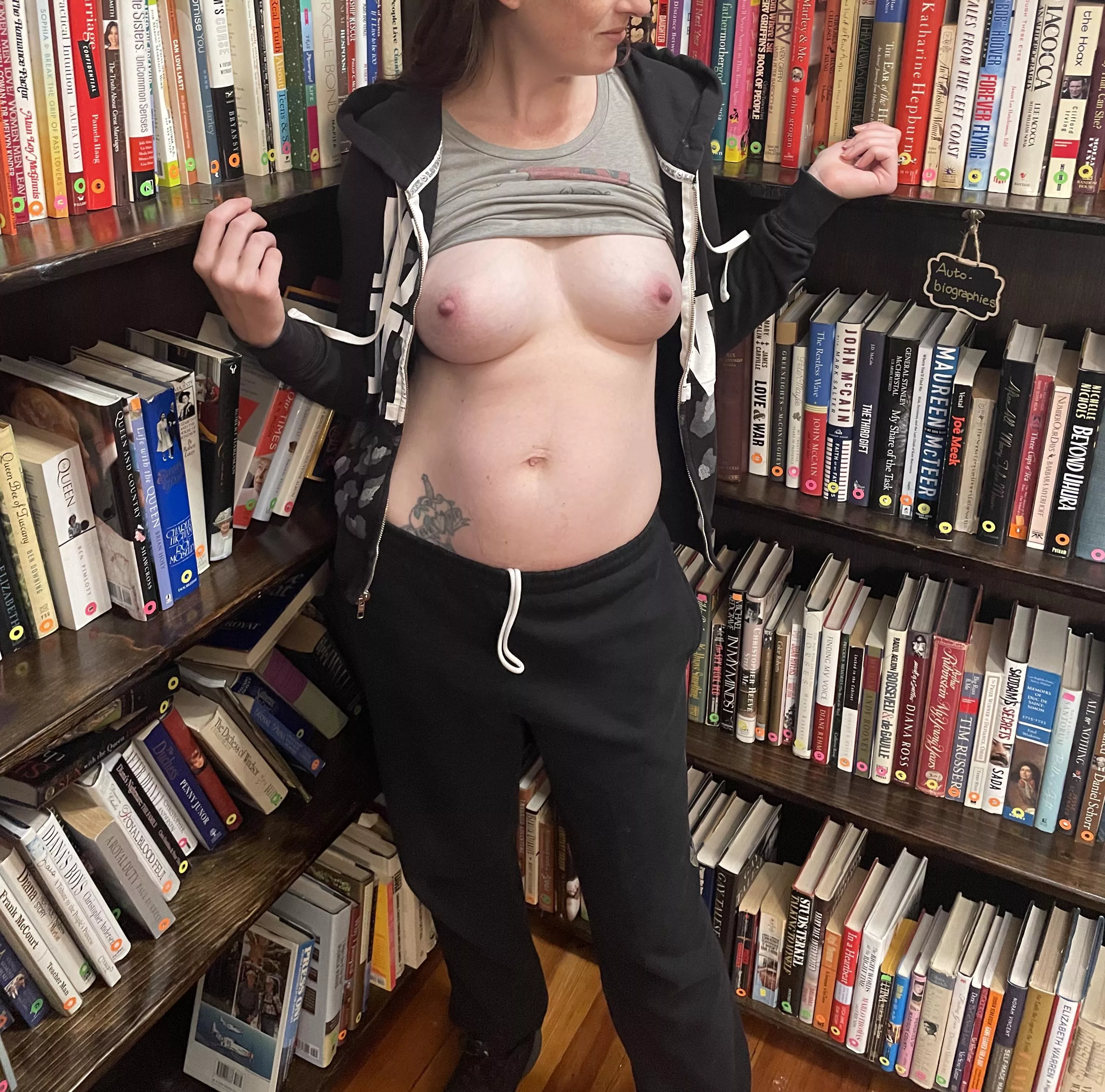 Please keep the moaning to a low in the library [Mrs]