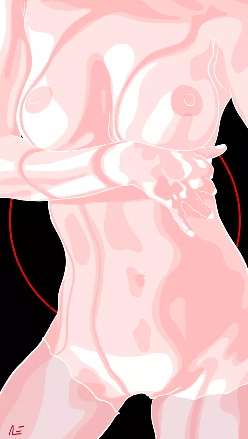 Posing by the window, me, digital, 2022