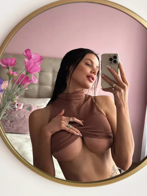 Respectable portion underboob or...