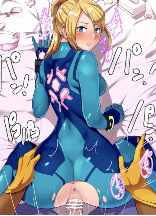 Samus giving all her ass back to Captain Falcon