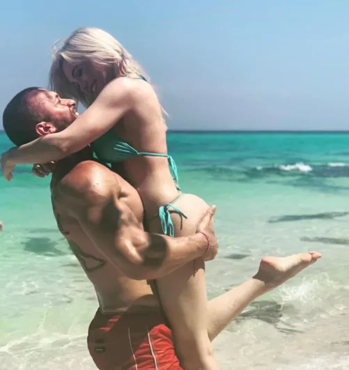 Scarlett and her lucky husband