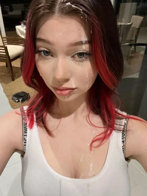 She likes it wet and messy