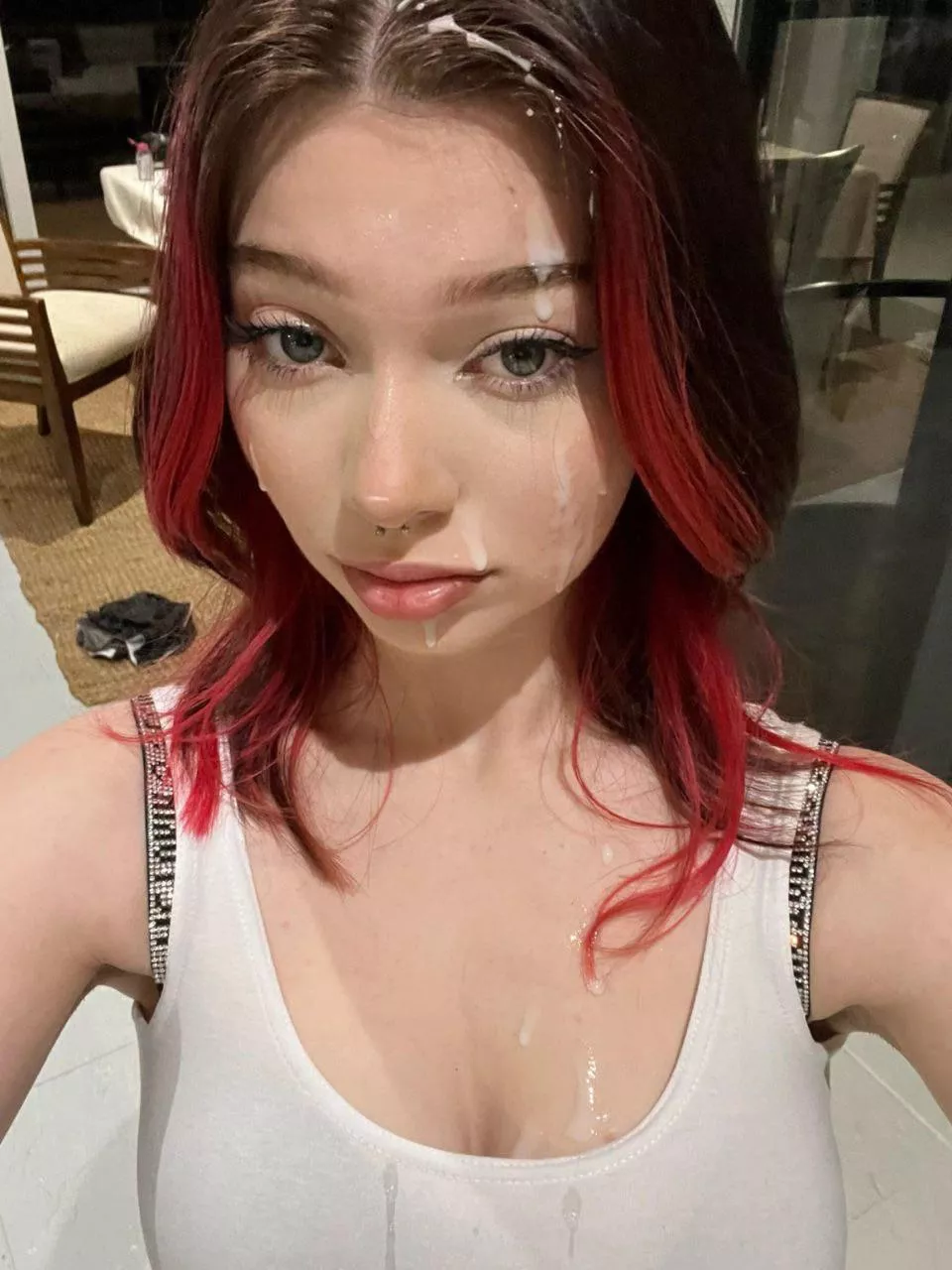 She likes it wet and messy