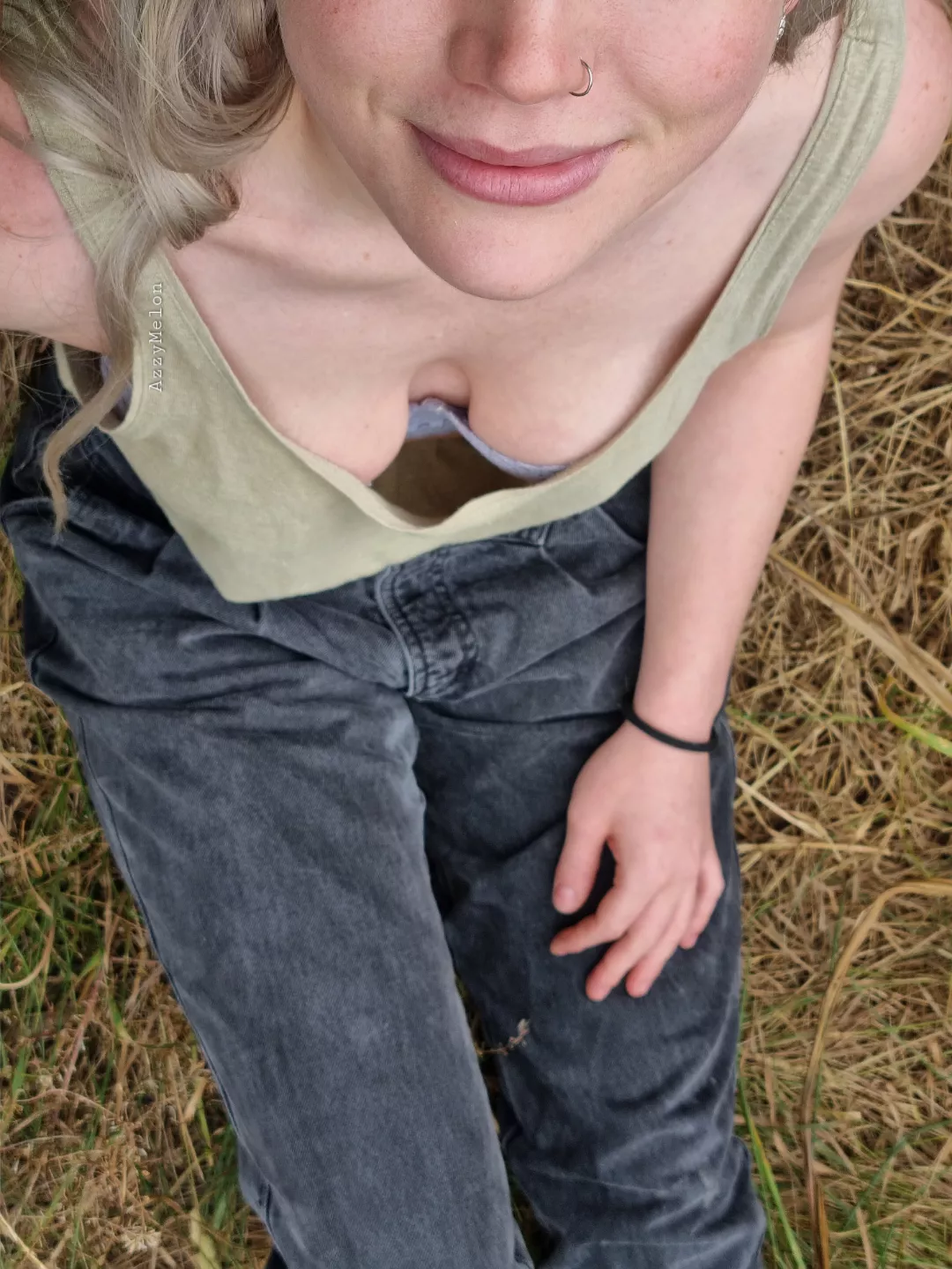 Smiling Up As You're Looking Down