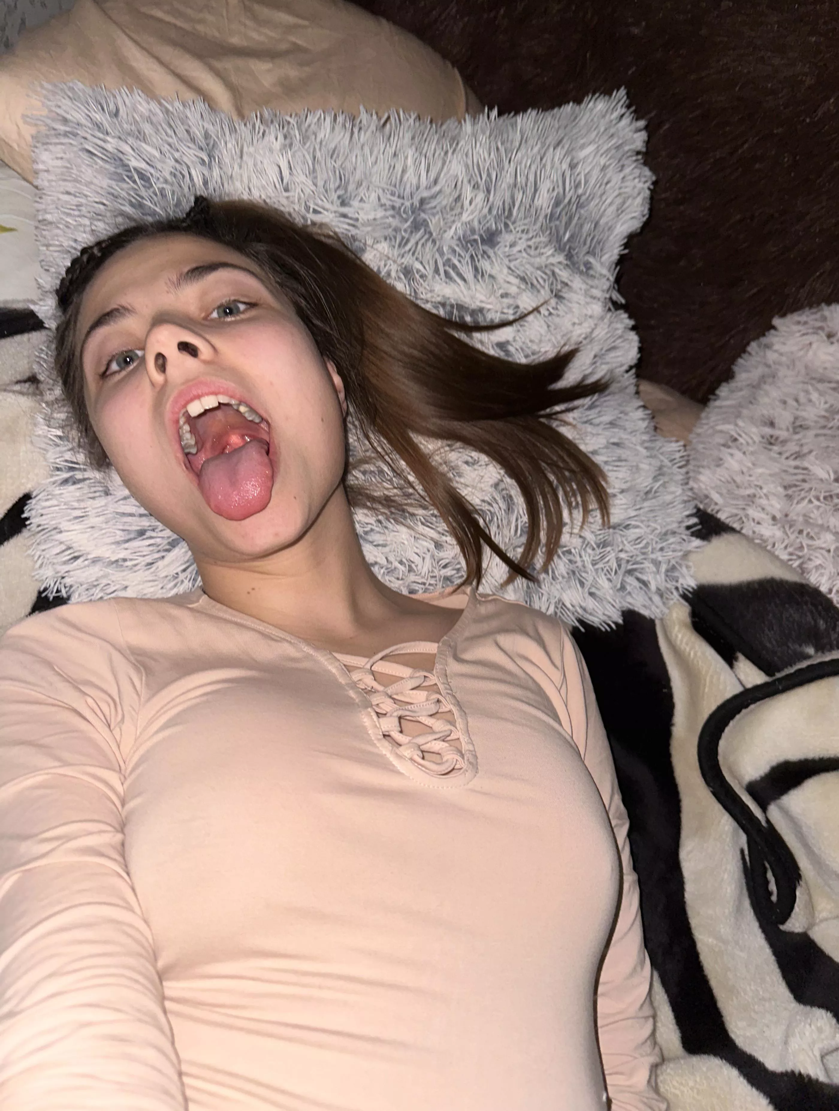 So I am on the soft pillow and your dick can come deeper