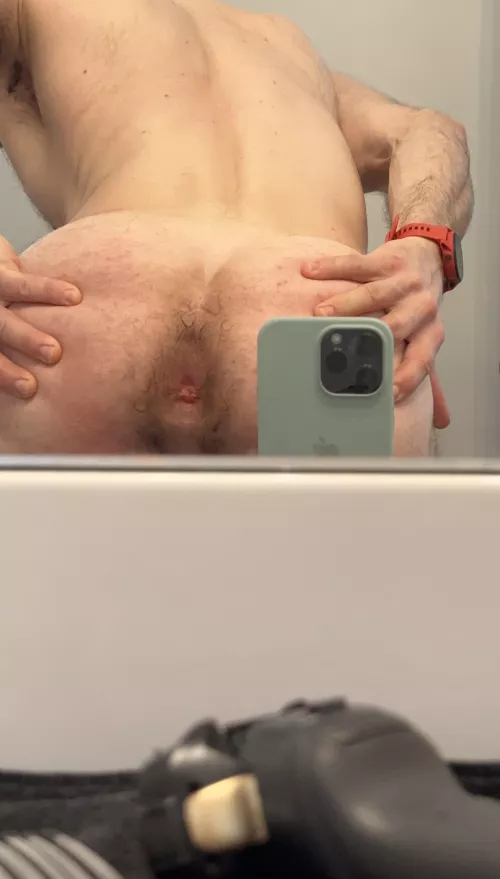 Spread and ready to be licked