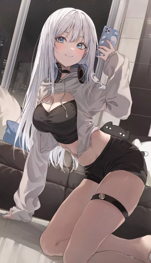 Taking a Selfie [Artist's Original]