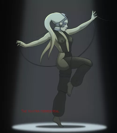 The damsel in the desert (by me The Xxxtra-terrestrial)