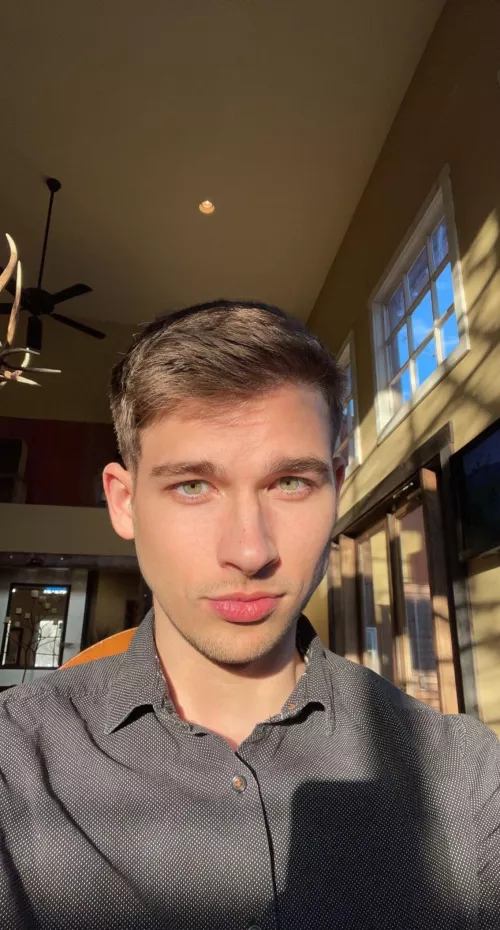 The green is coming out